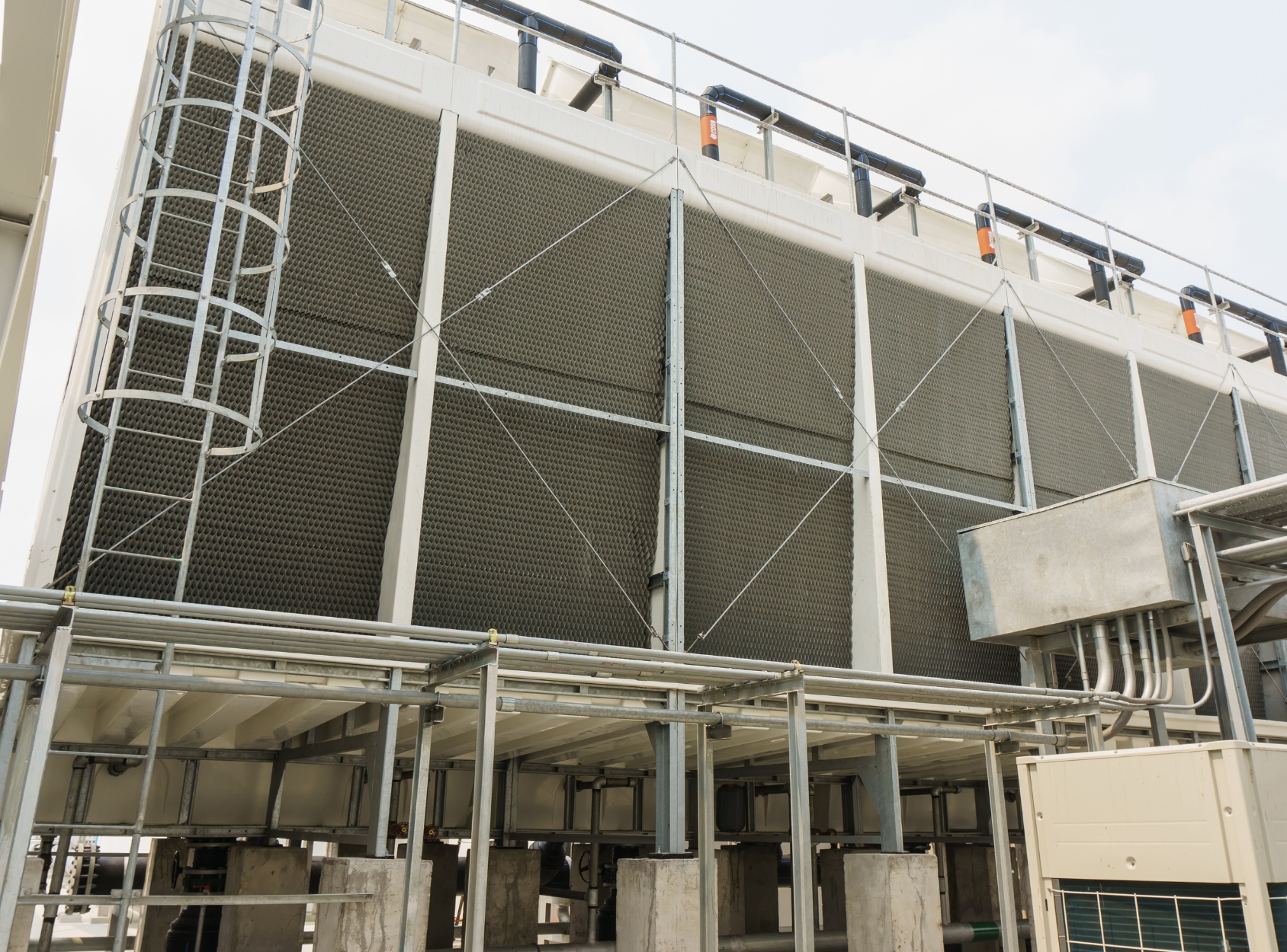 Ozone treatment for cooling towers