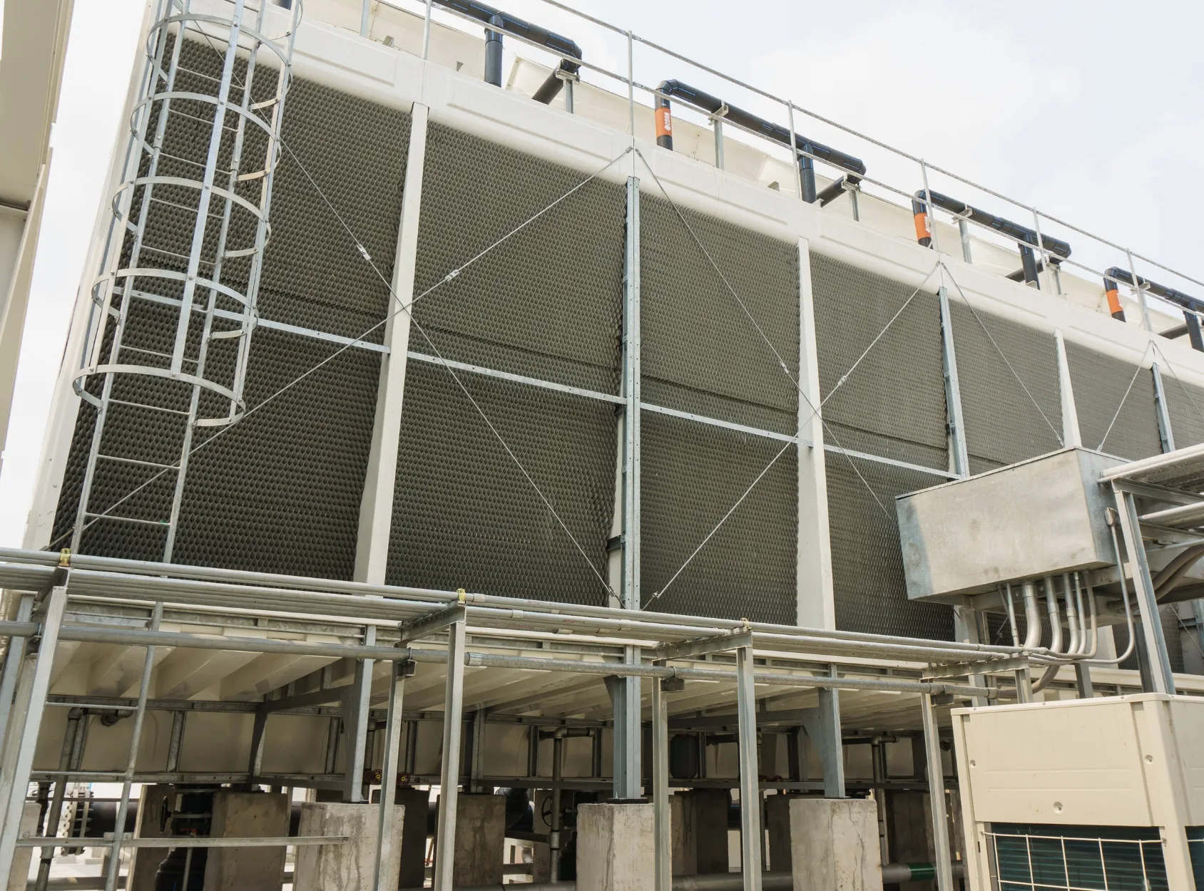 Ozone treatment for cooling towers